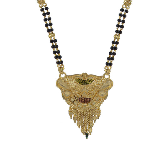 Gold Plated Classic Design Mangalsutra with tassel