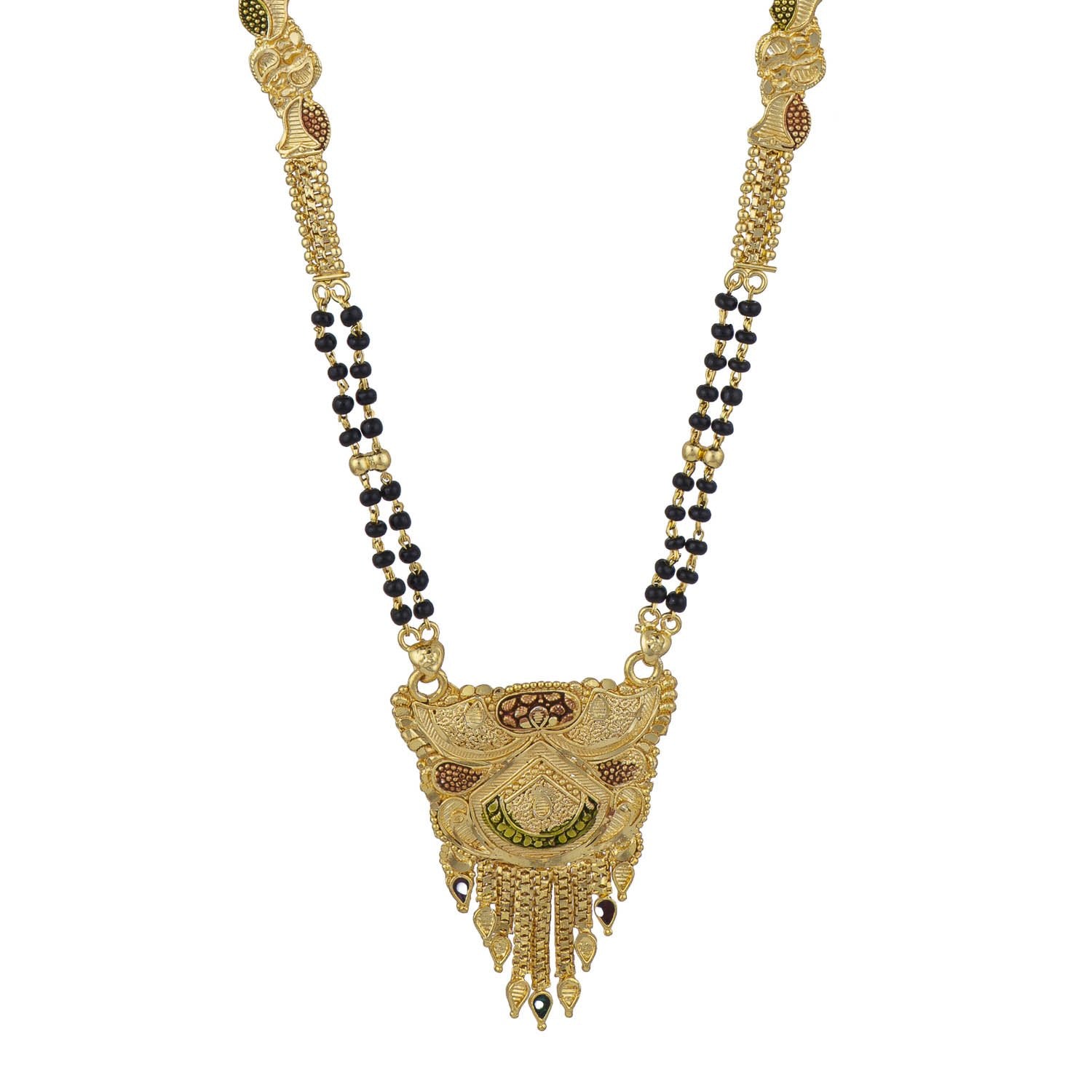 Gold Plated Classic Design Mangalsutra with tassel