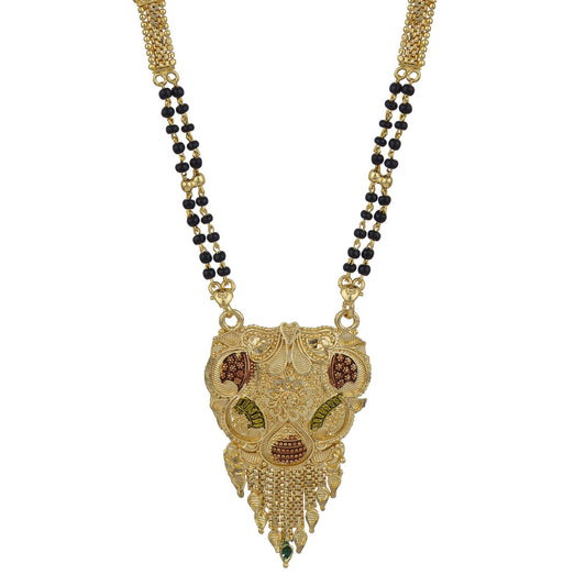 Gold Plated Classic Design Mangalsutra with tassel