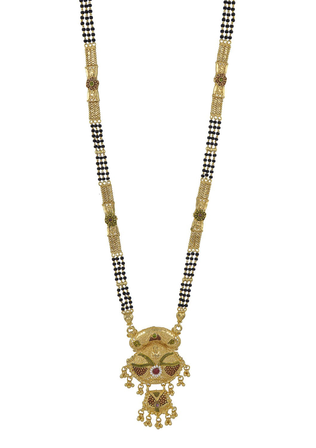 Gold Plated Classic Design Mangalsutra with tassel