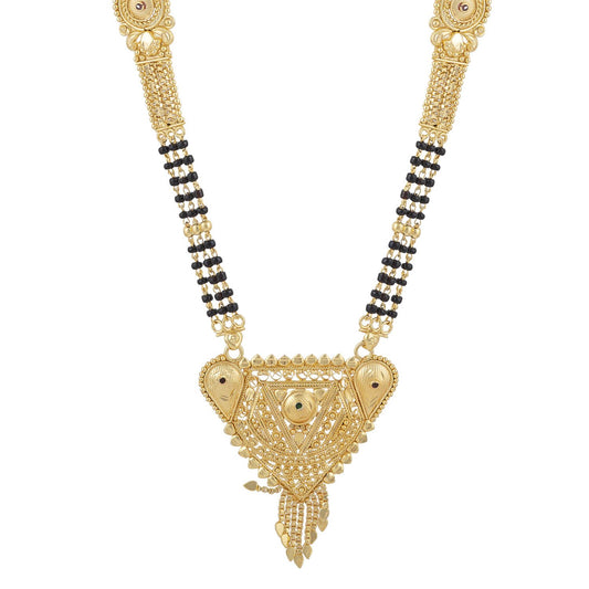 Gold Plated Classic Design Mangalsutra with tassel