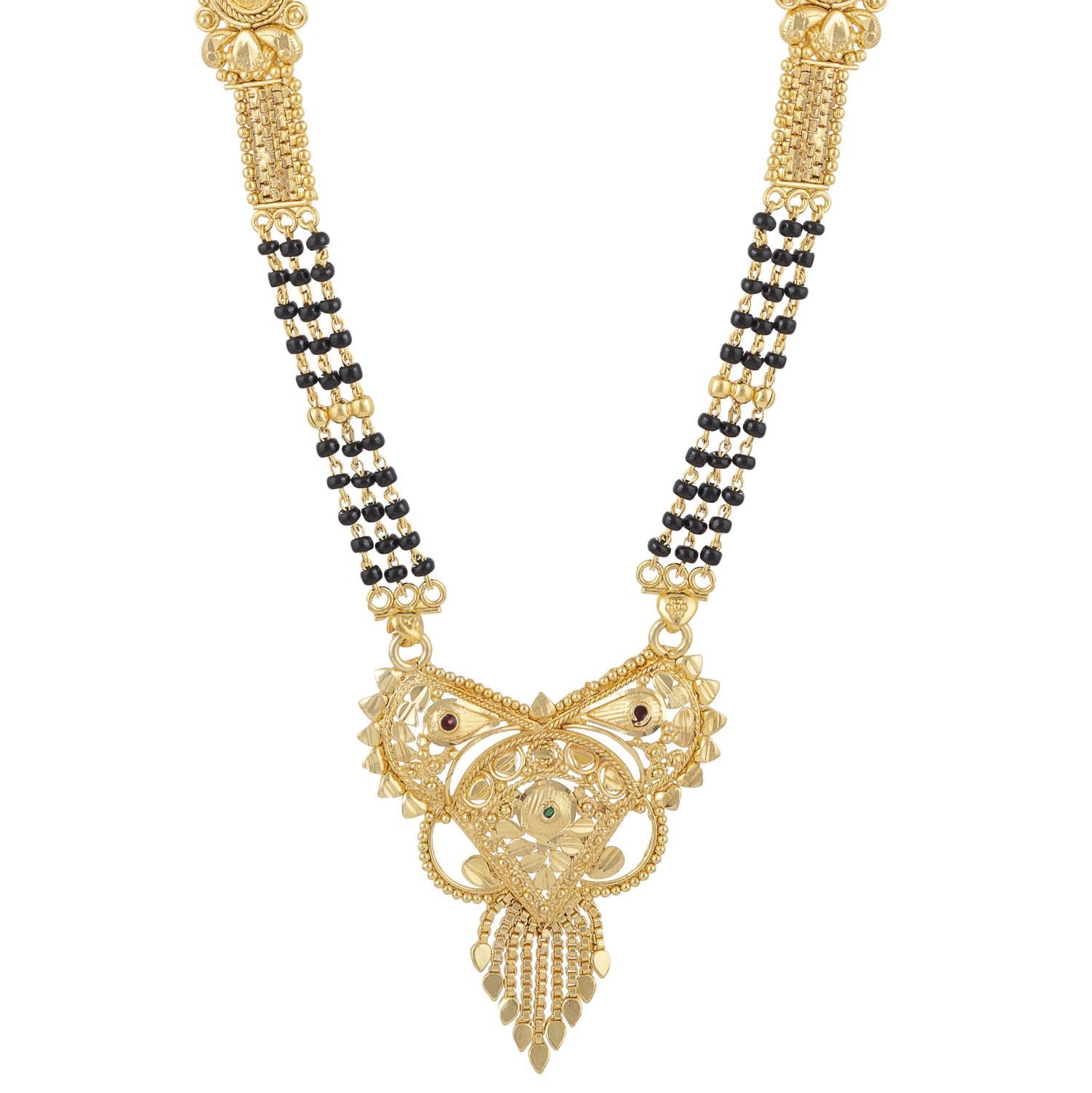 Gold Plated Classic Design Mangalsutra with tassel