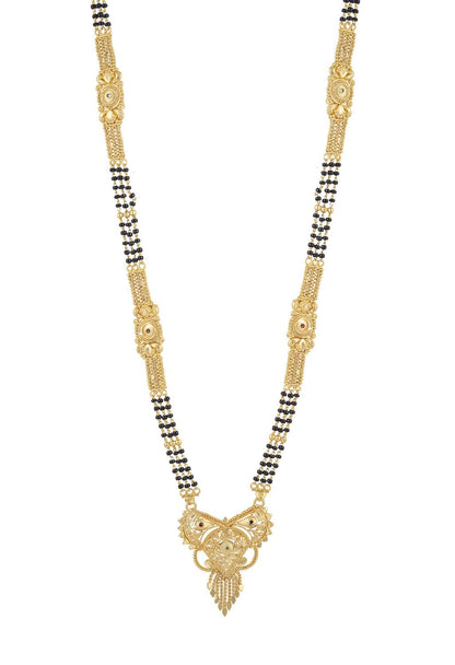 Gold Plated Classic Design Mangalsutra with tassel