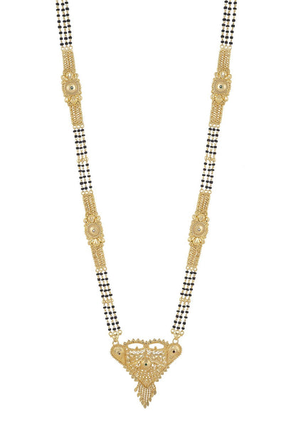 Gold Plated Classic Design Mangalsutra with tassel