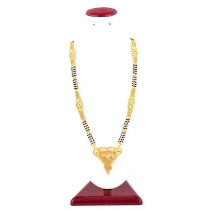 Gold Plated Classic Design Mangalsutra with tassel