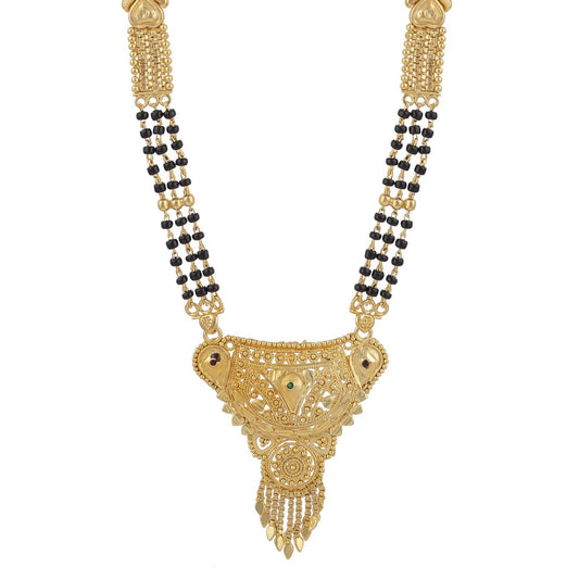 Gold Plated Classic Design Mangalsutra with tassel