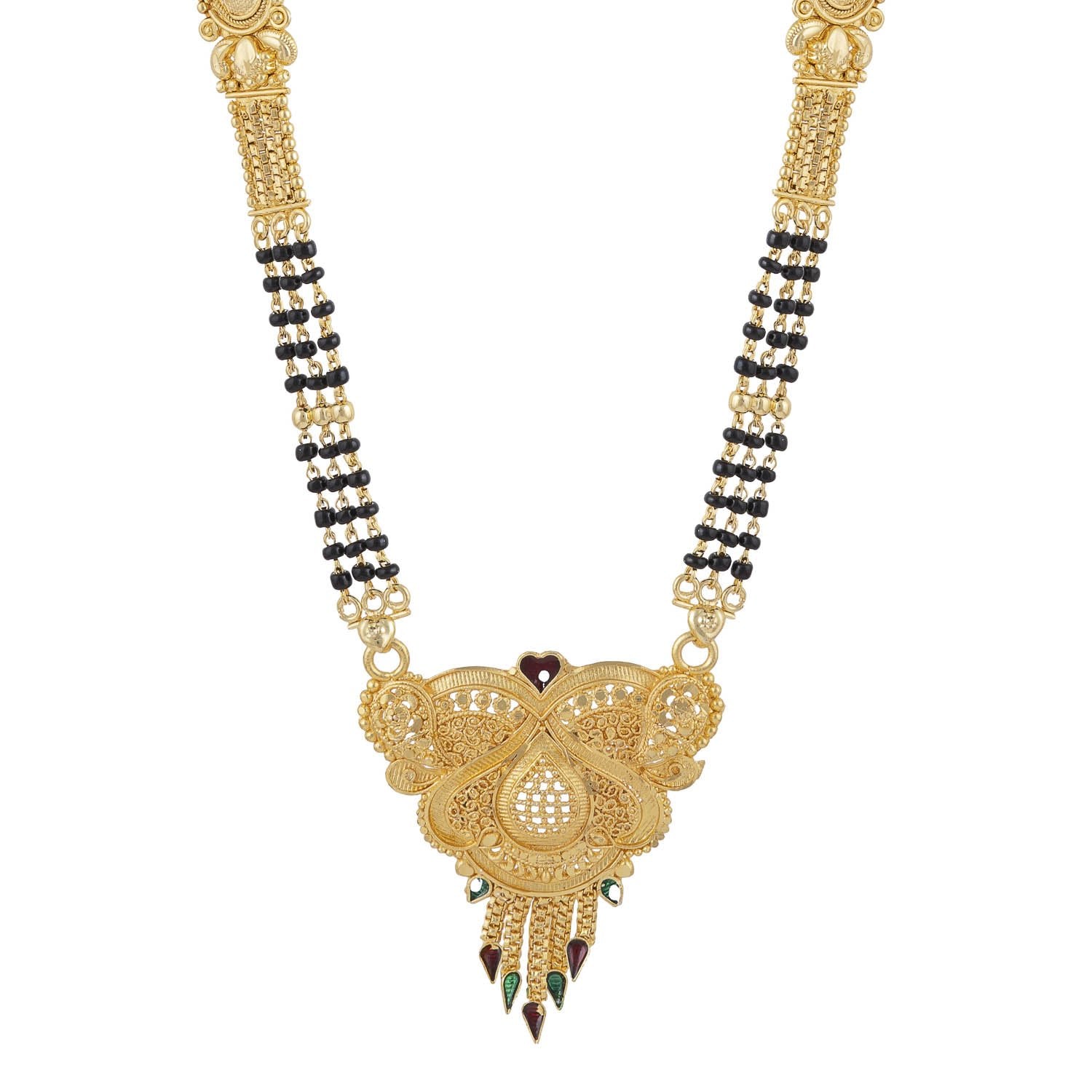 Gold Plated Classic Design Mangalsutra with tassel