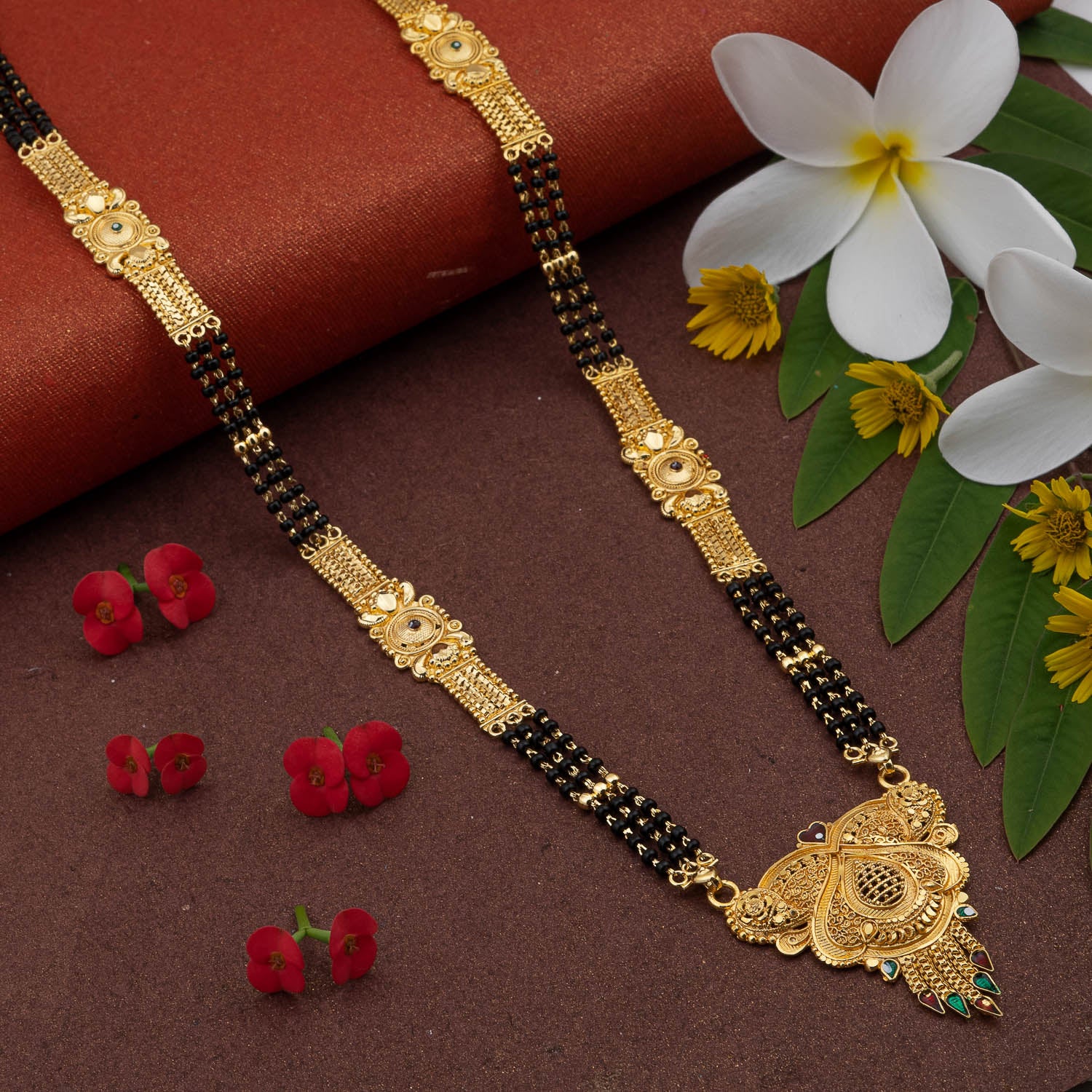 Gold Plated Classic Design Mangalsutra with tassel