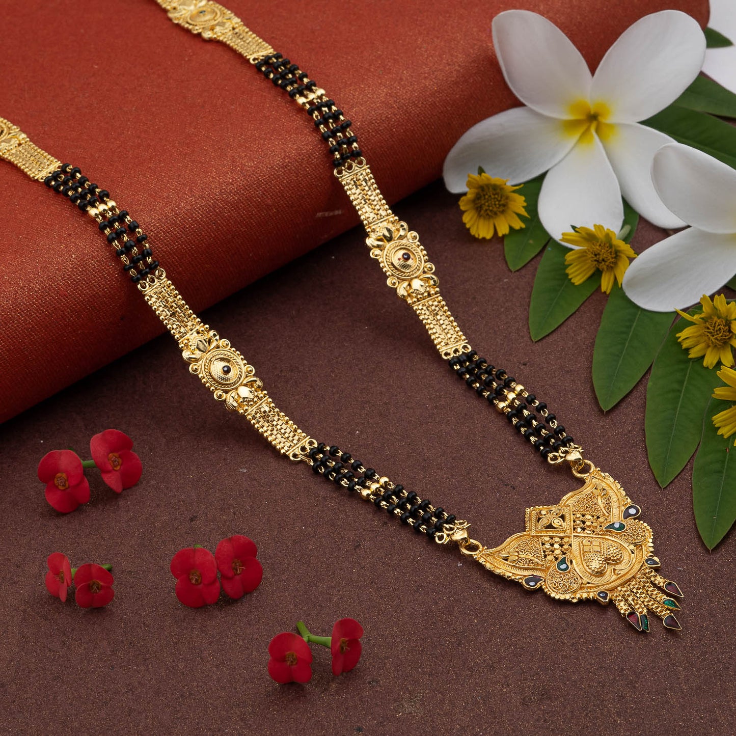 Gold Plated Classic Design Mangalsutra with tassel