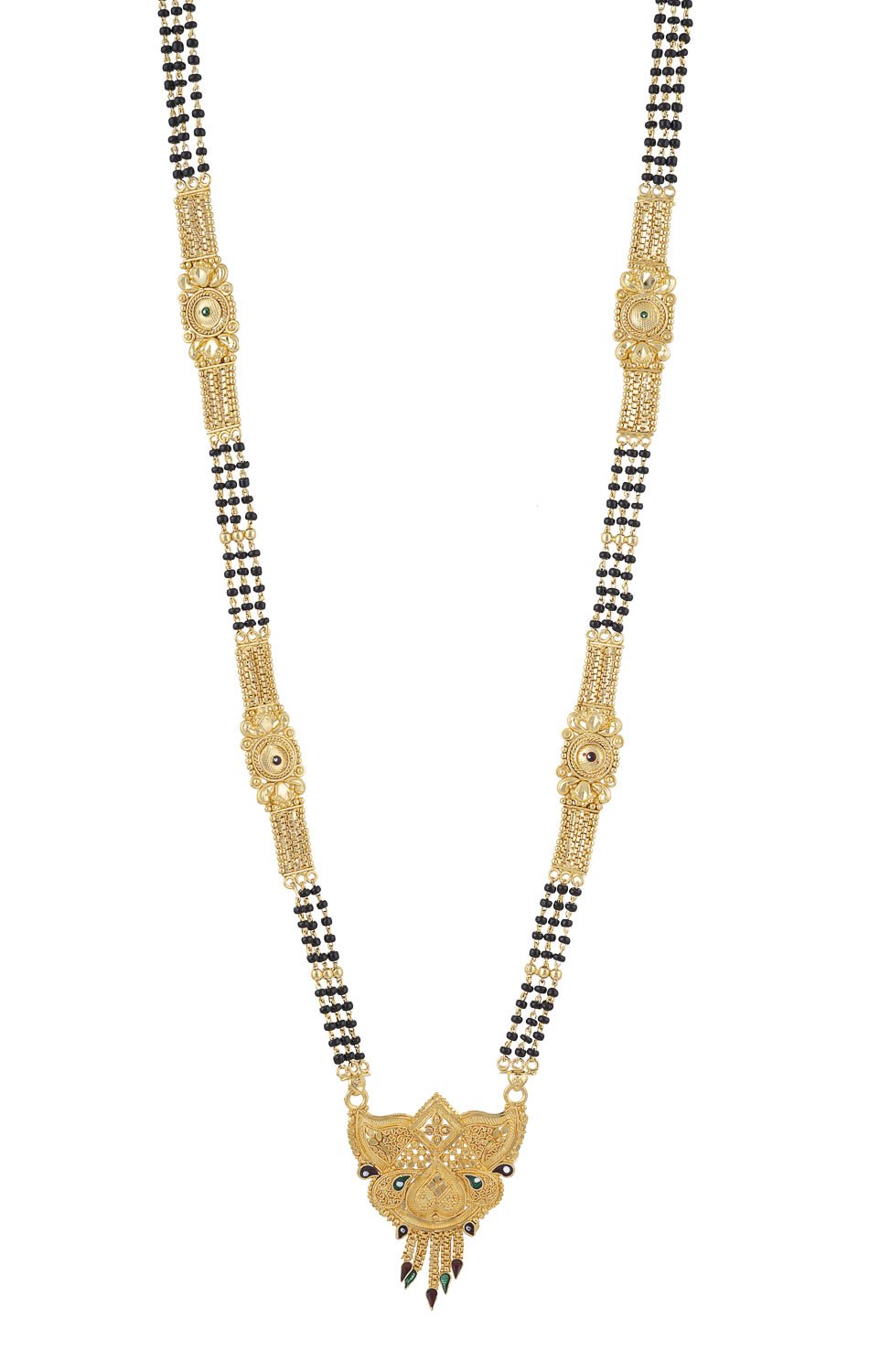 Gold Plated Classic Design Mangalsutra with tassel