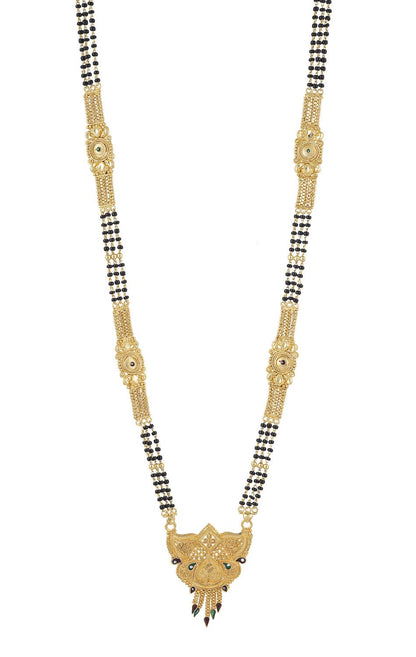 Gold Plated Classic Design Mangalsutra with tassel