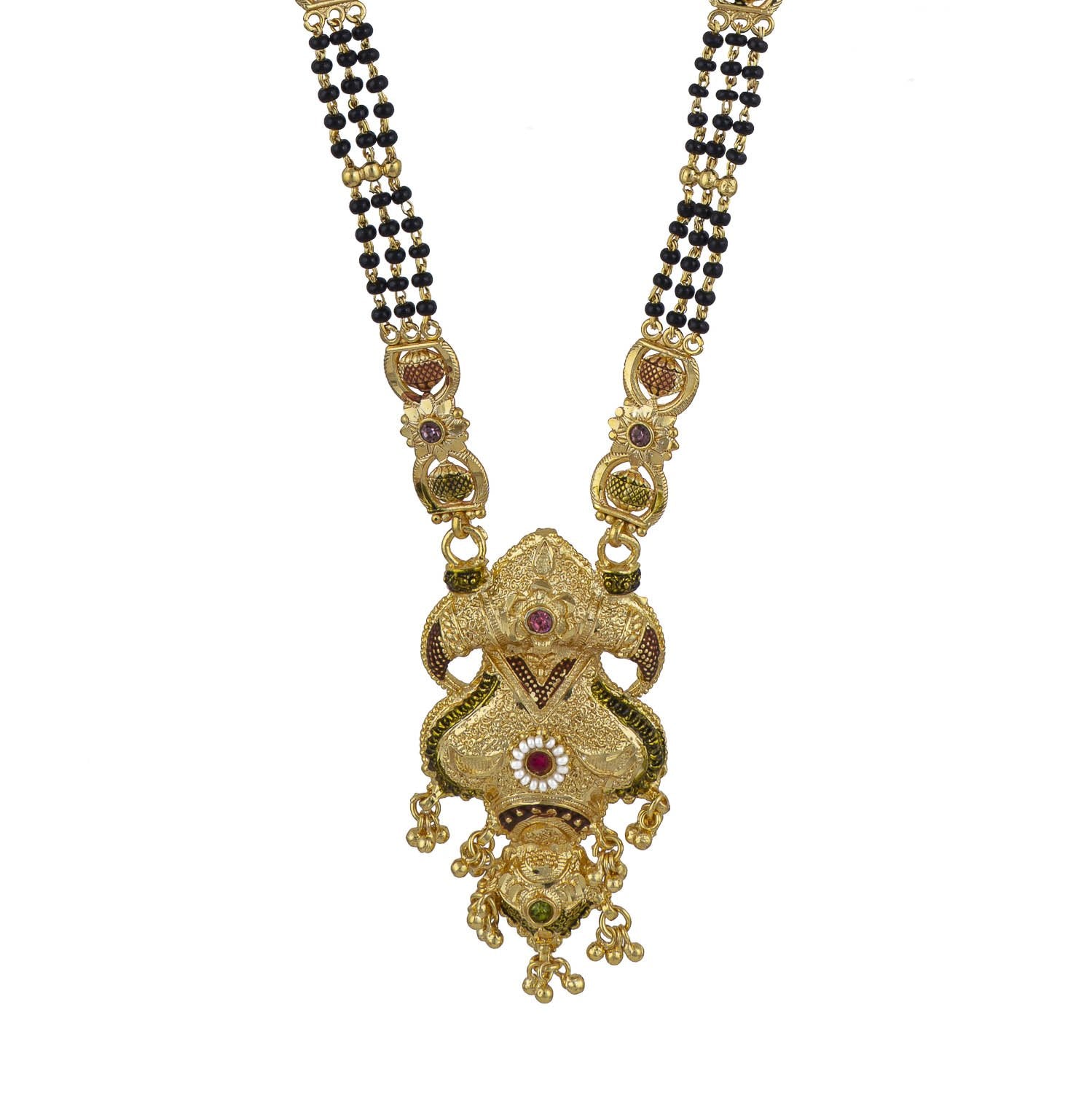 Gold Plated Classic Design Mangalsutra with tassel