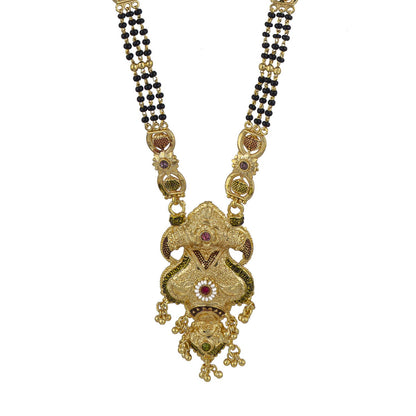 Gold Plated Classic Design Mangalsutra with tassel