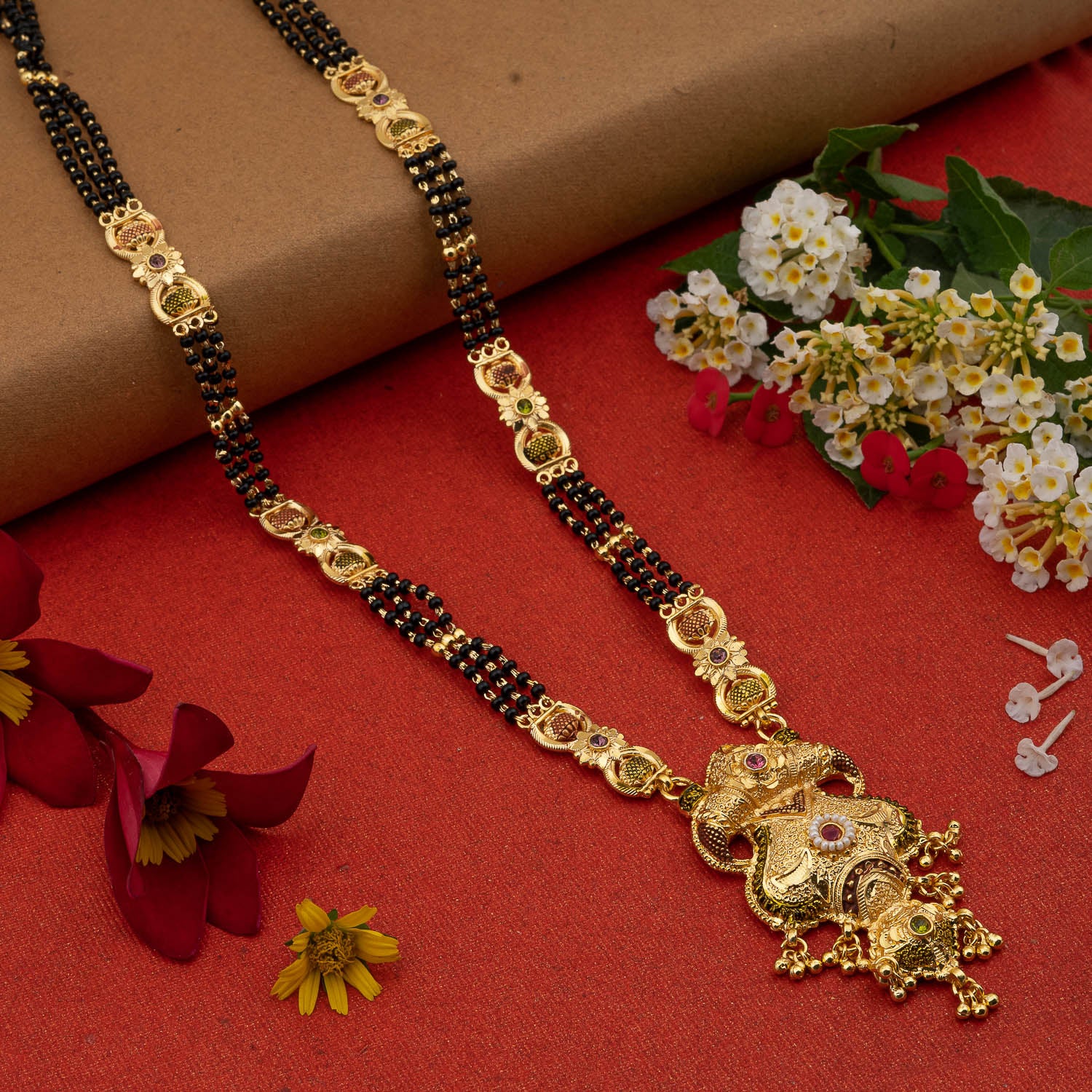 Gold Plated Classic Design Mangalsutra with tassel