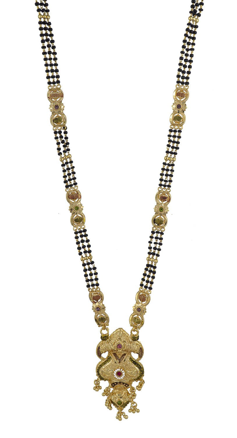 Gold Plated Classic Design Mangalsutra with tassel