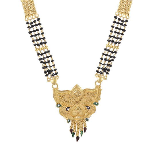 Gold Plated Classic Design Mangalsutra with tassel