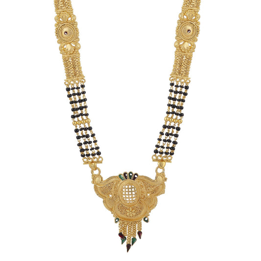 Gold Plated Classic Design Mangalsutra with tassel