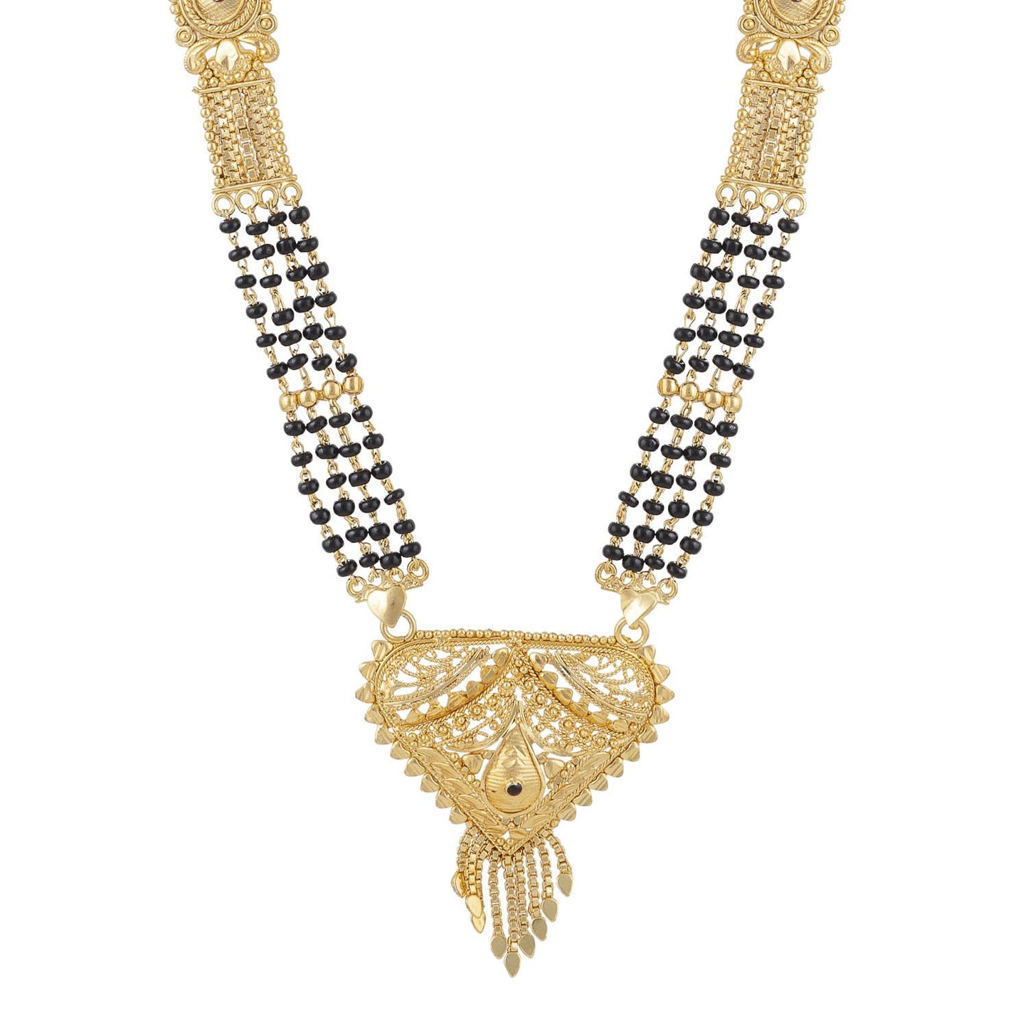 Gold Plated Classic Design Mangalsutra with tassel