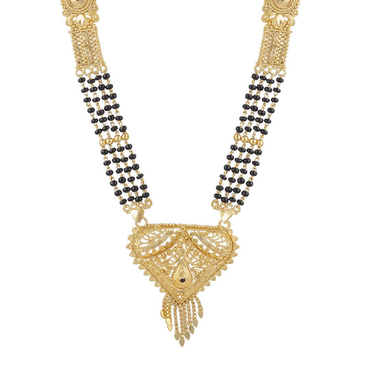 Gold Plated Classic Design Mangalsutra with tassel