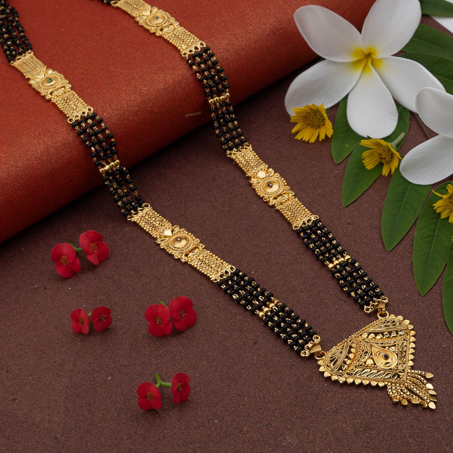 Gold Plated Classic Design Mangalsutra with tassel