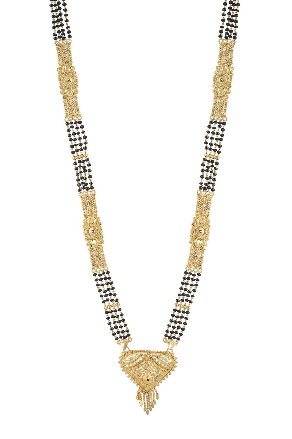 Gold Plated Classic Design Mangalsutra with tassel