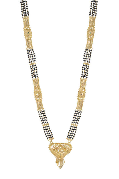 Gold Plated Classic Design Mangalsutra with tassel