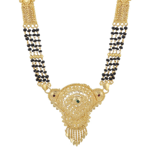 Gold Plated Classic Design Mangalsutra with tassel