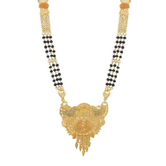 Gold Plated Classic Design Mangalsutra with tassel