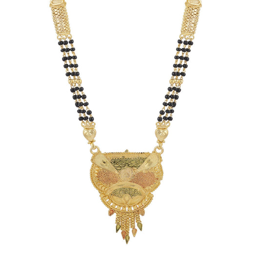 Gold Plated Classic Design Mangalsutra with tassel