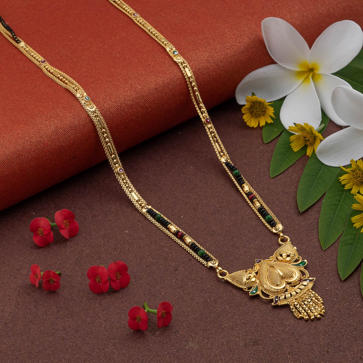 Gold Plated Classic Design Mangalsutra with tassel