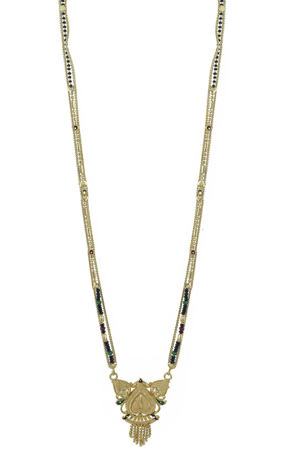 Gold Plated Classic Design Mangalsutra with tassel