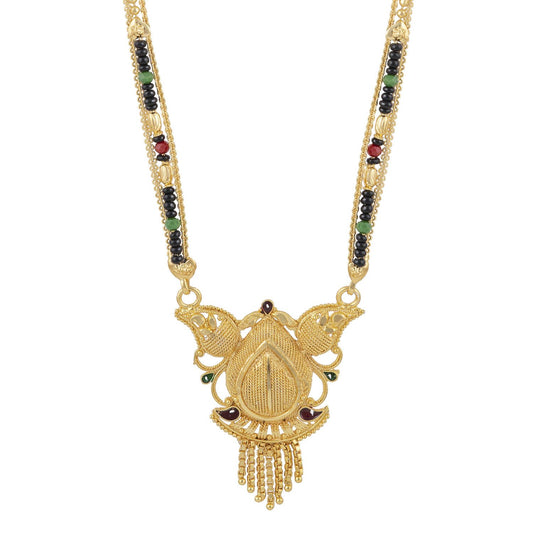 Gold Plated Classic Design Mangalsutra with tassel