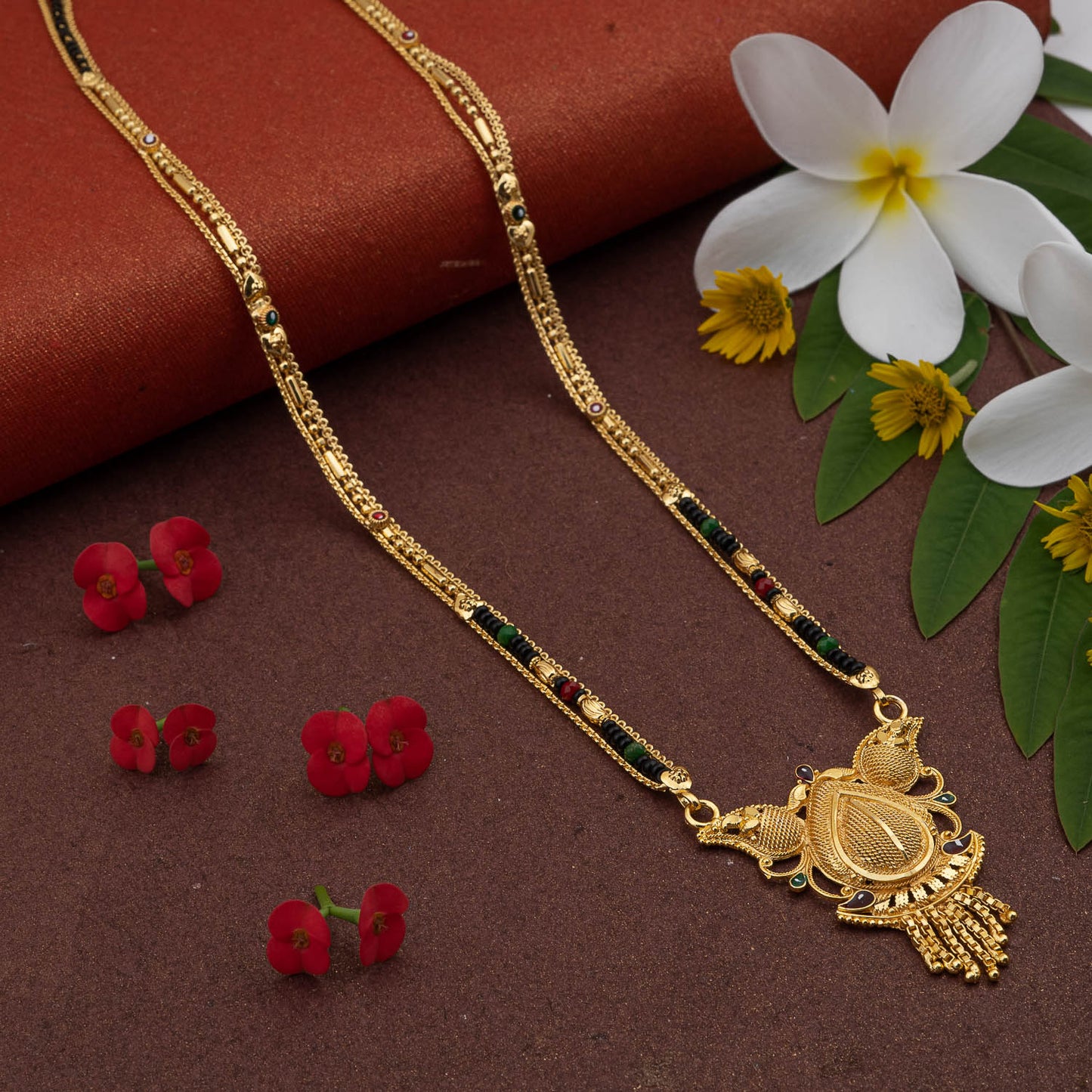 Gold Plated Classic Design Mangalsutra with tassel