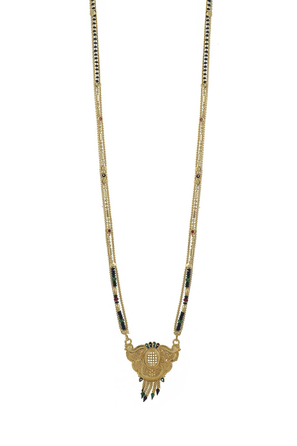 Gold Plated Classic Design Mangalsutra with tassel