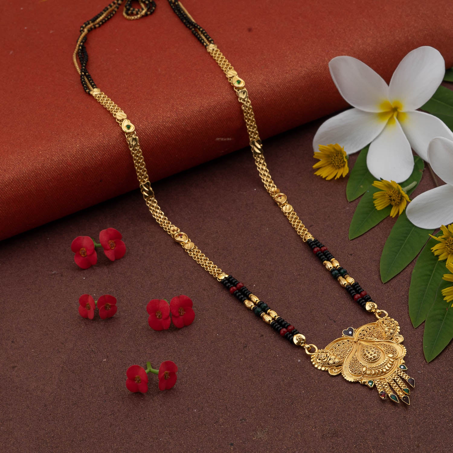 Gold Plated Classic Design Mangalsutra with tassel