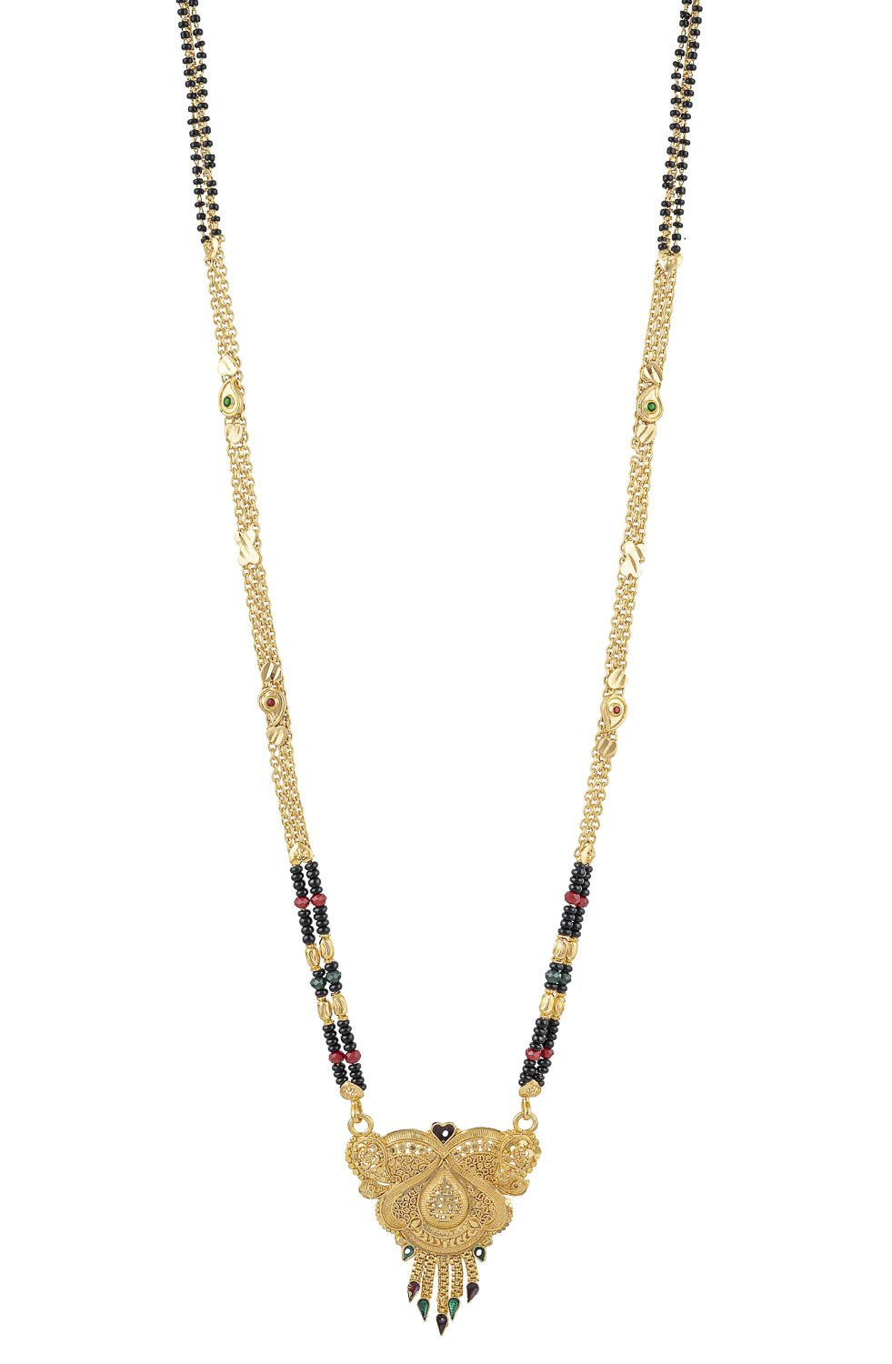 Gold Plated Classic Design Mangalsutra with tassel