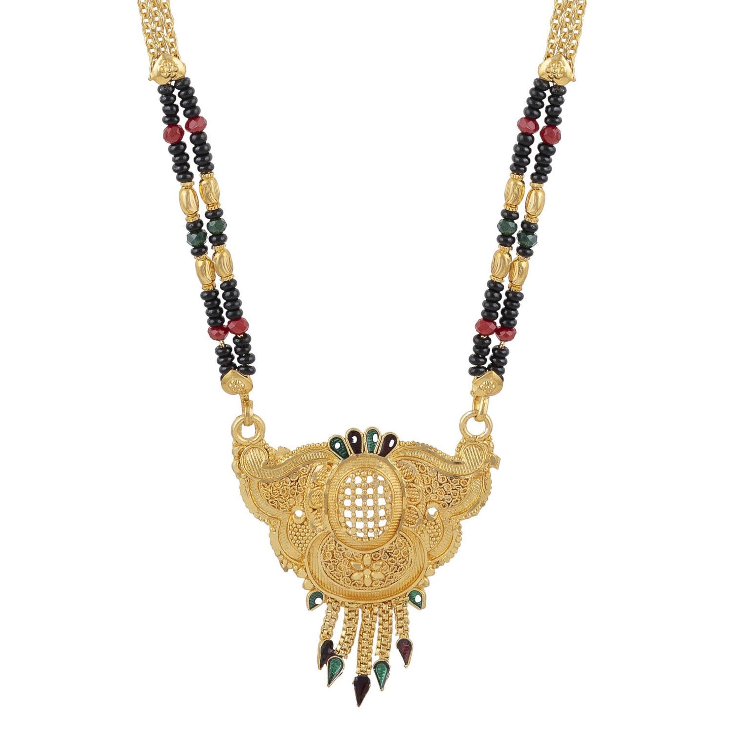 Gold Plated Classic Design Mangalsutra with tassel