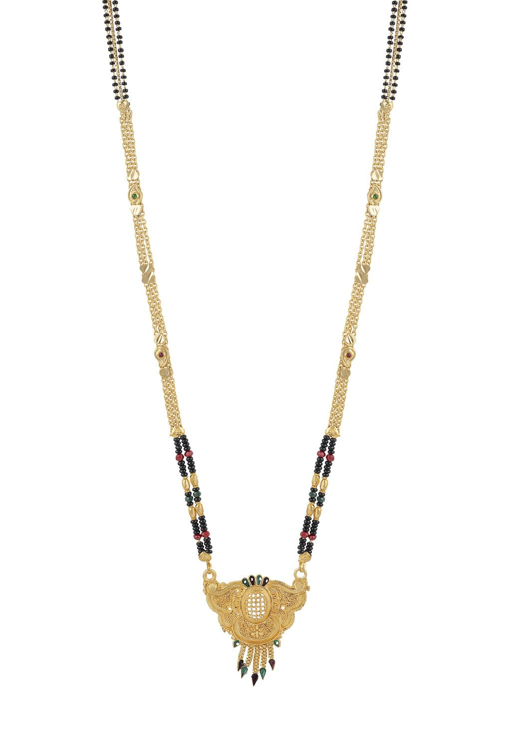 Gold Plated Classic Design Mangalsutra with tassel