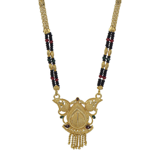 Gold Plated Classic Design Mangalsutra with tassel