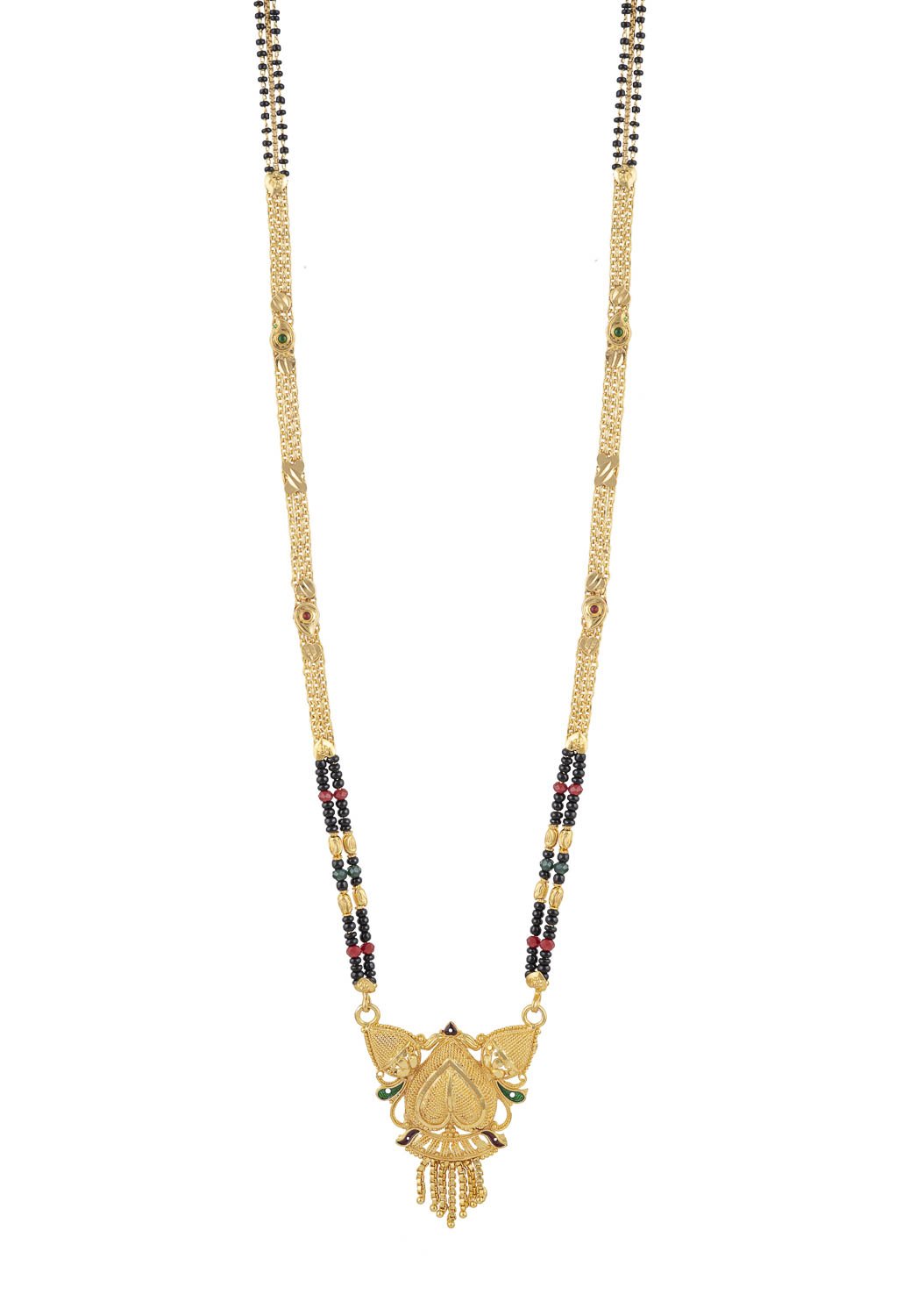 Gold Plated Classic Design Mangalsutra with tassel