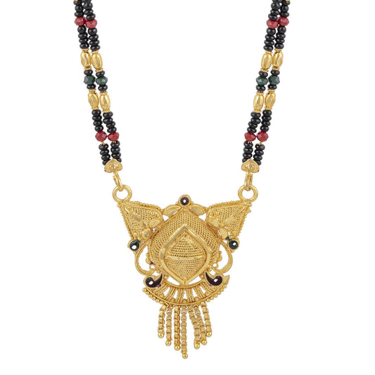 Gold Plated Classic Design Mangalsutra with tassel