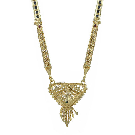 Gold Plated Classic Design Mangalsutra with tassel