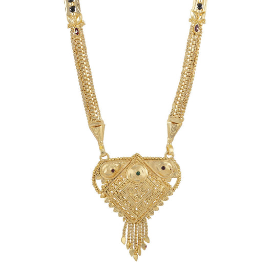 Gold Plated Classic Design Mangalsutra with tassel