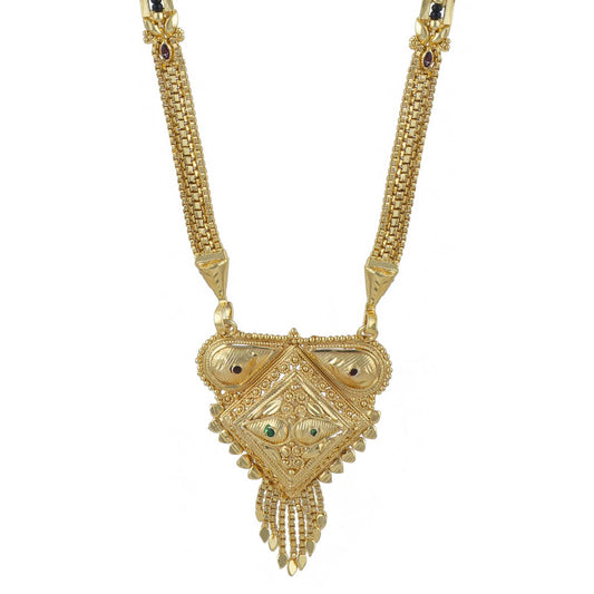 Gold Plated Classic Design Mangalsutra with tassel