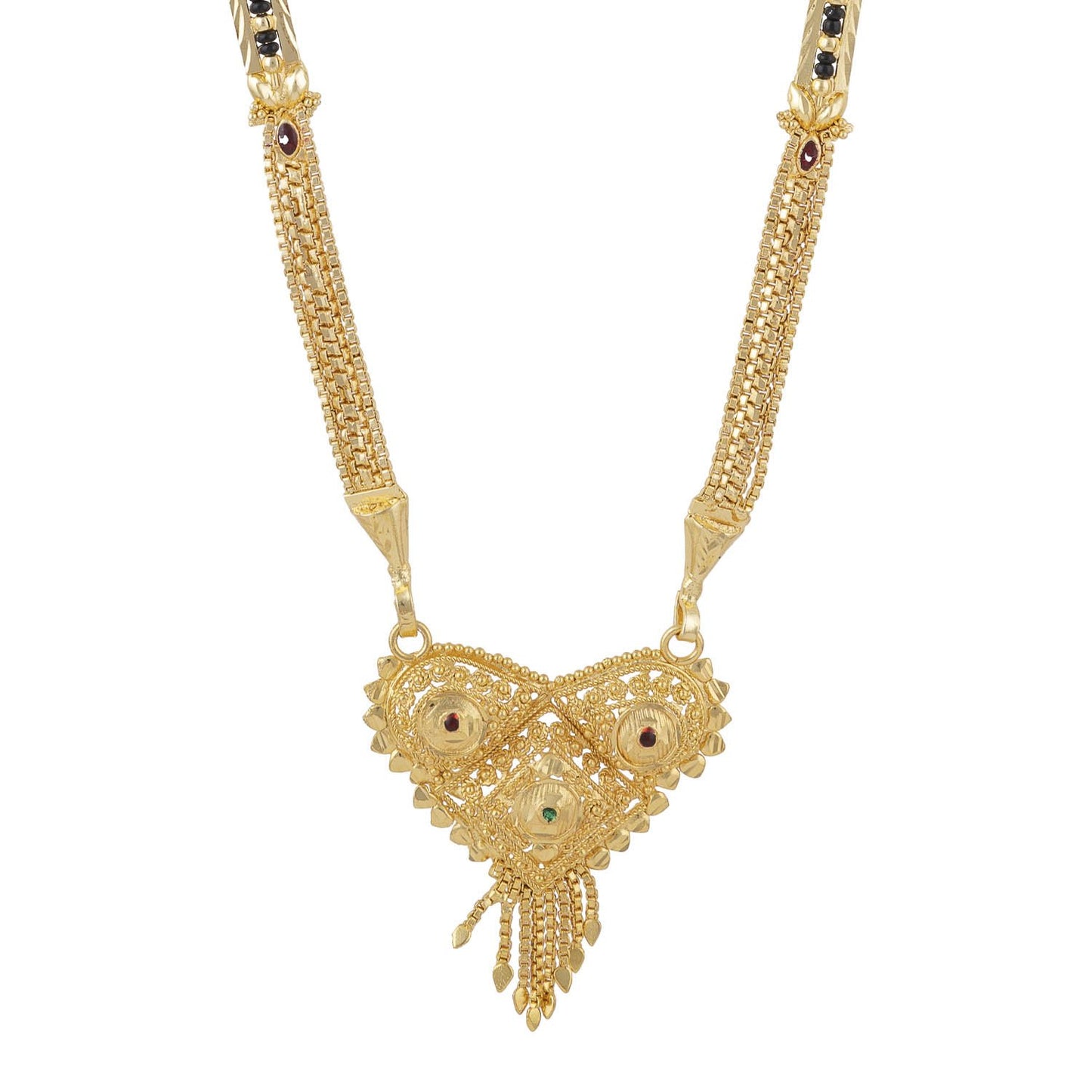 Gold Plated Classic Design Mangalsutra with tassel