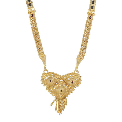 Gold Plated Classic Design Mangalsutra with tassel