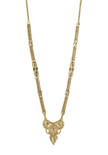 Gold Plated Classic Design Mangalsutra with tassel