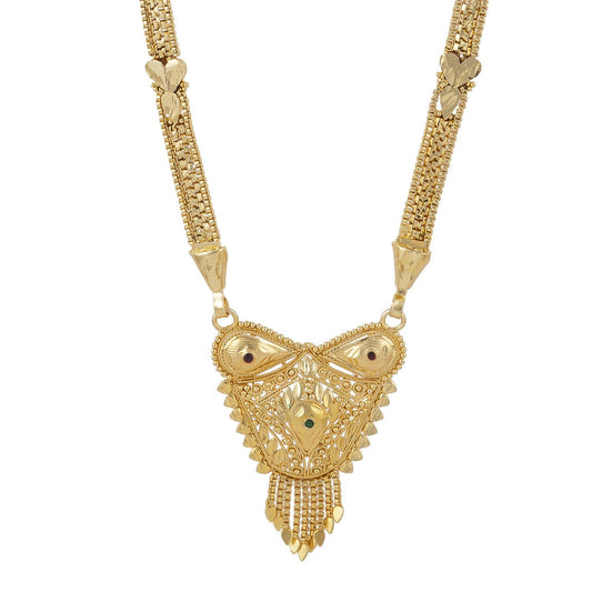 Gold Plated Classic Design Mangalsutra with tassel