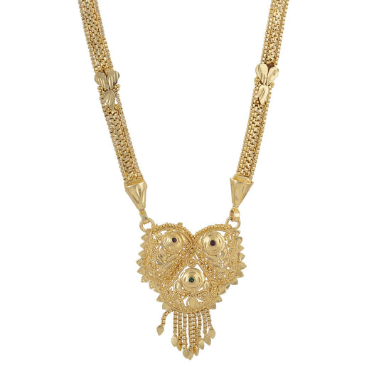 Gold Plated Classic Design Mangalsutra with tassel