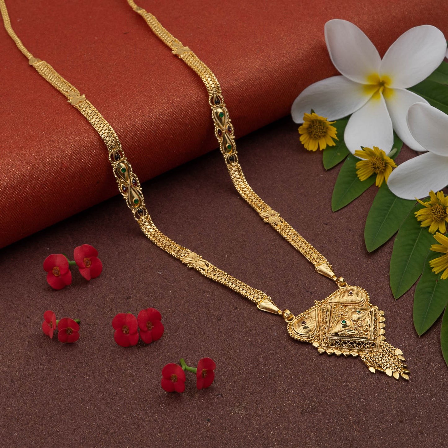 Gold Plated Classic Design Mangalsutra with tassel